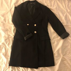 Double breasted BooHoo blazer dress